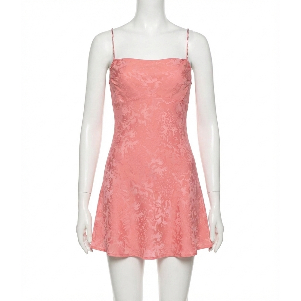 NEW FOR LOVE & LEMONS gabrielle mini dress in pink